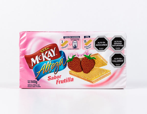 GALLETAS ALTEZA SABOR FRUTILLA MCKAY 140GR