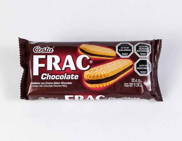 GALLETAS FRAC SABOR CHOCOLATE COSTA 130GR