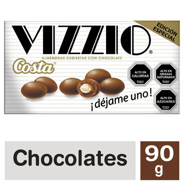 CHOCOLATE VIZZIO ALMENDRAS 90GR
