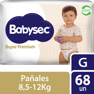 Pañales Babysec Super Premiun Maleta Quincenal