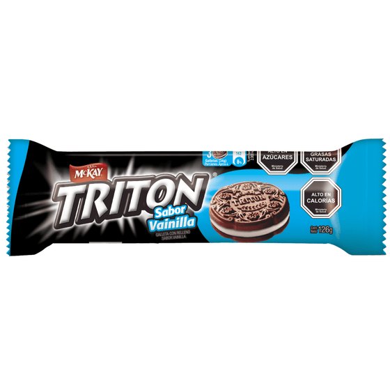 GALLETAS TRITON SABOR VAINILLA MCKAY 126GR