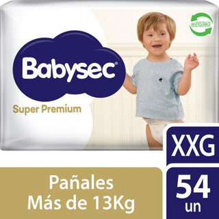 Pañales Babysec Super Premiun Maleta Quincenal