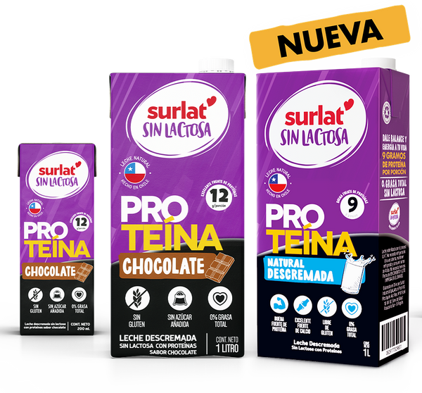 LECHE SURLAT SIN LACTOSA PROTEINA 1 LITRO