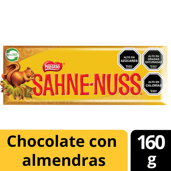 CHOCOLATE SAHNE NUSS 160GR