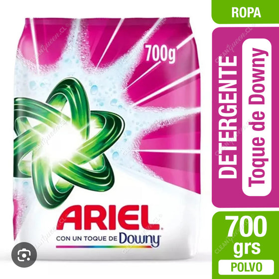 DETERGENTE ARIEL POLVO DOWNY 700 GRS.