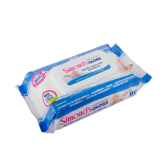Toallas Húmedas Simonds Gloss 60un.