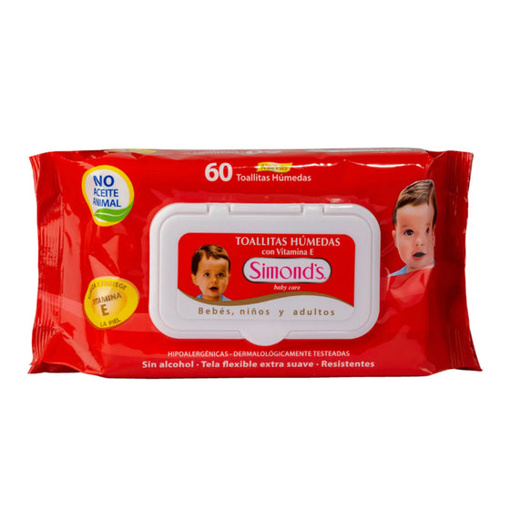 Toallas húmedas Simonds Vitamina E