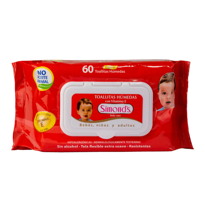 Toallas húmedas Simonds Vitamina E