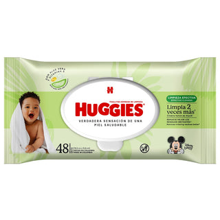 Toallas húmedas Huggies 48un. Limpieza Efectiva