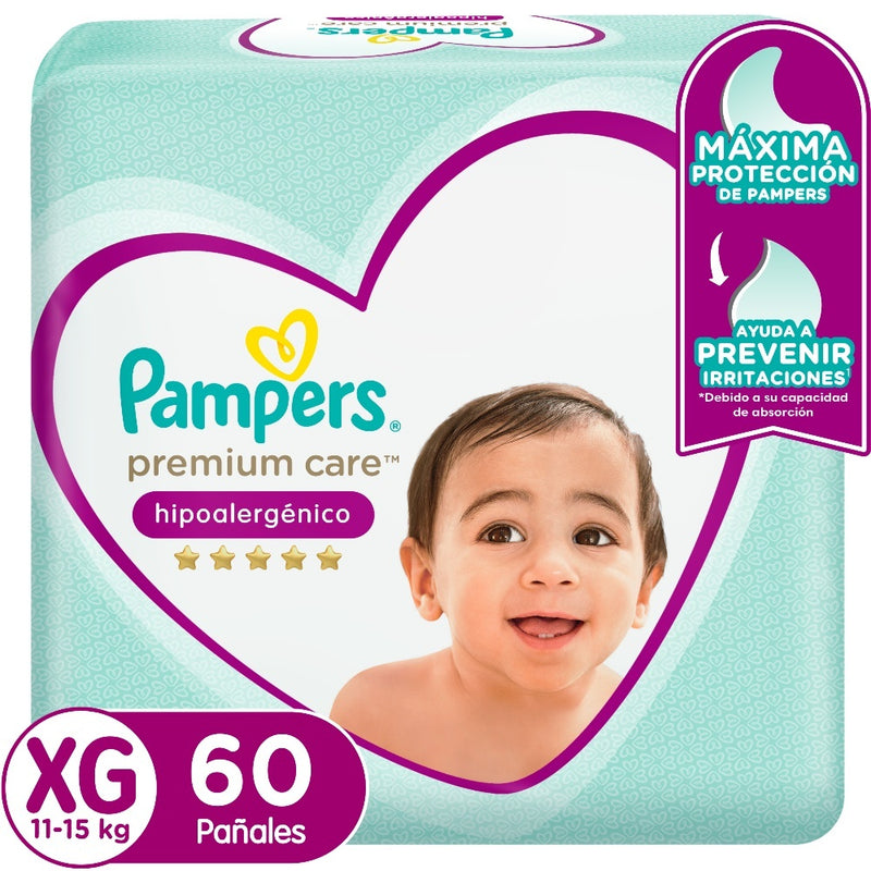 Pañales Pampers Premiun Care Maleta Quincenal