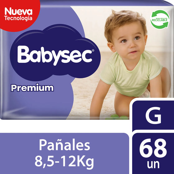 Pañales Babysec Premiun Maleta Grande