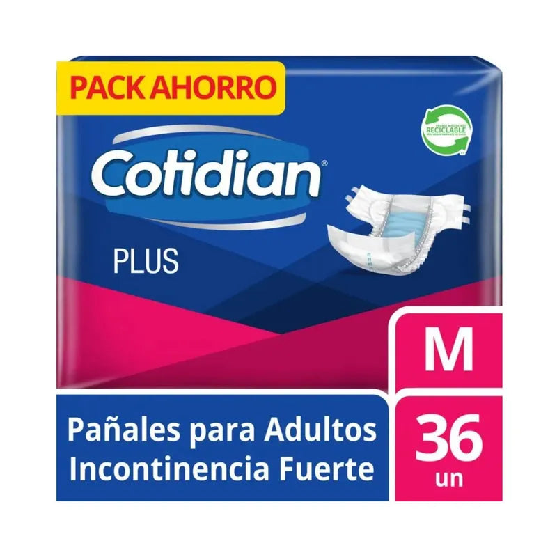 Pañal Adulto Cotidian Plus 36 unidades