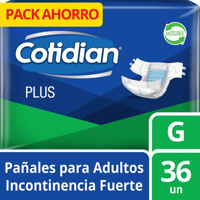 Pañal Adulto Cotidian Plus 36 unidades