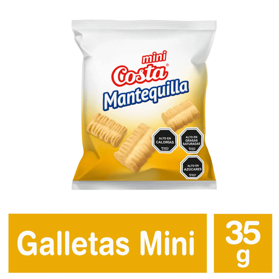 GALLETAS MINI SABOR MANTEQUILLA COSTA 35GR