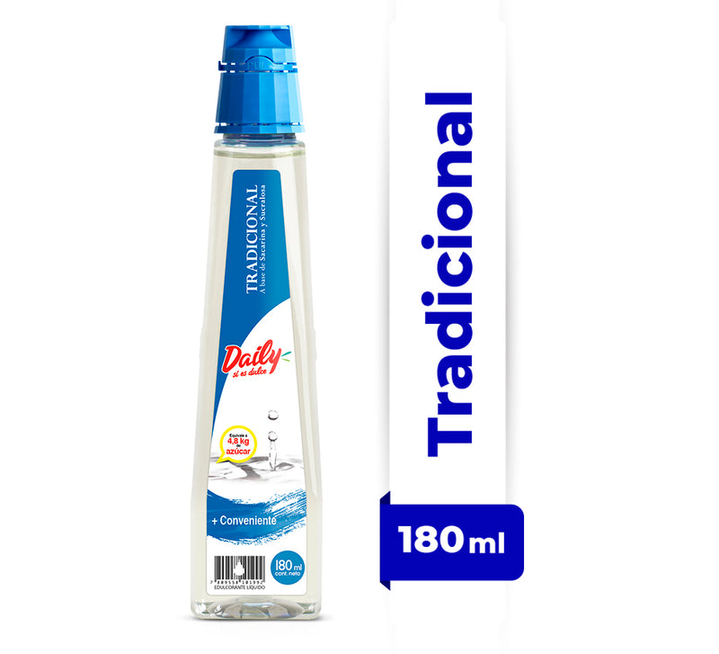 ENDULZANTE DAILY TRADICIONAL 180ML. AZUL