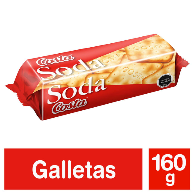 GALLETAS SODA CLASICA COSTA 160GR