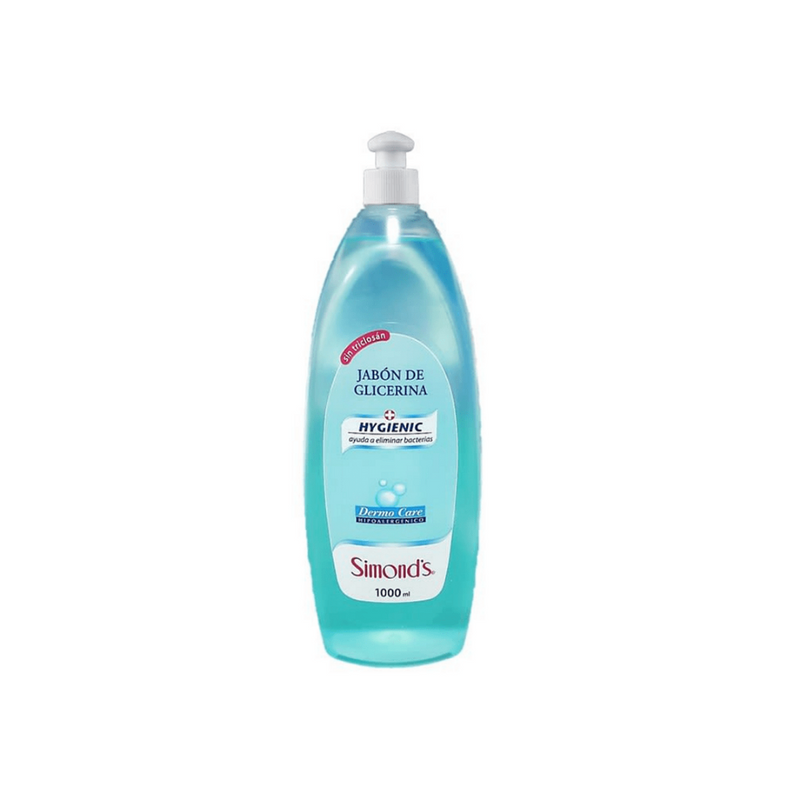 JABÓN LIQUIDO DE GLICERINA HYGIENIC 1000 ML SIMONDS