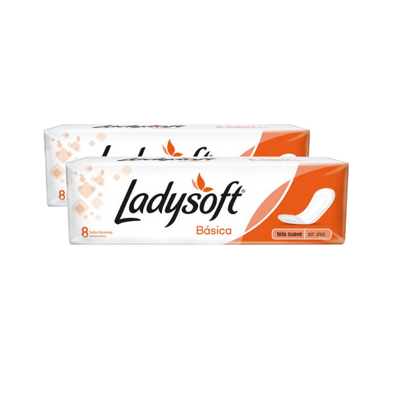 TOALLAS HIGIENICAS LADYSOFT BASICA 8 UNIDADES