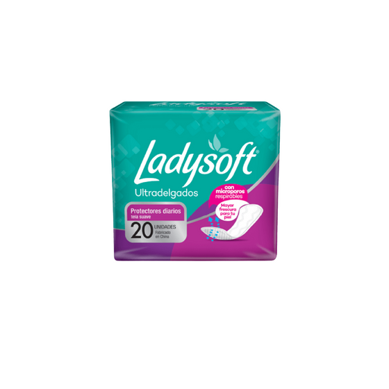 PROTECTORES DIARIOS LADYSOFT ULTRADELGADOS 20 UNIDADES